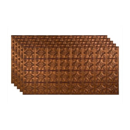 Acoustic Ceiling Products Fasade Traditional Syle # 1 - 48-3/8" x 24-3/8" PVC Glue Up Tile in Oil Rubbed Bronze - PG5026